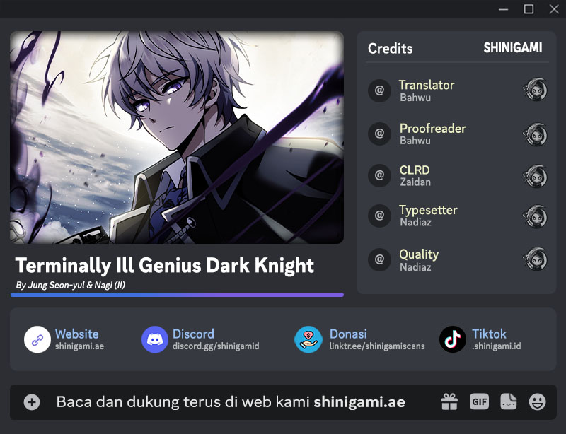 Terminally-Ill Genius Dark Knight Chapter 77 - halaman 1