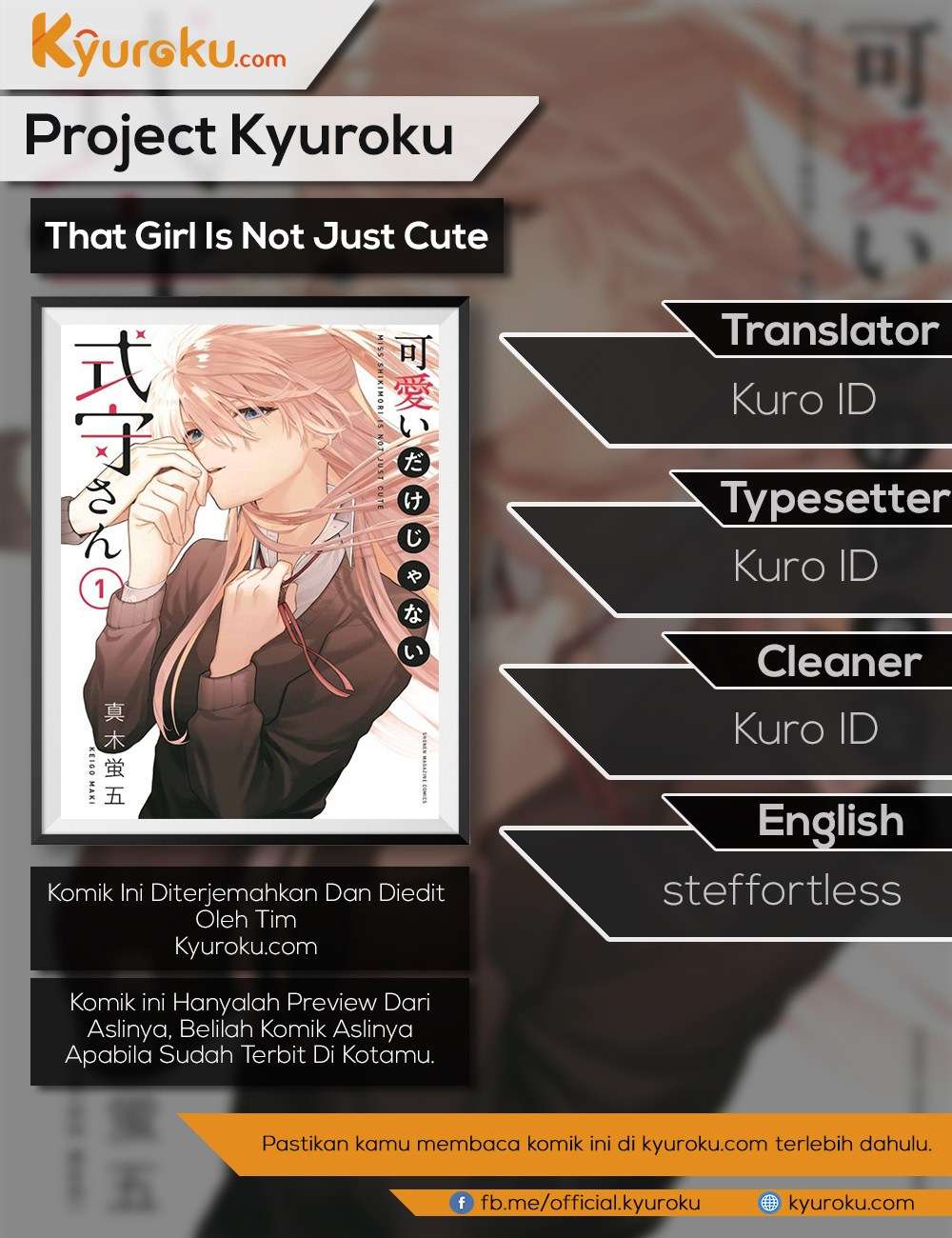 That Girl Is Not Just Cute Chapter 21 - halaman 1