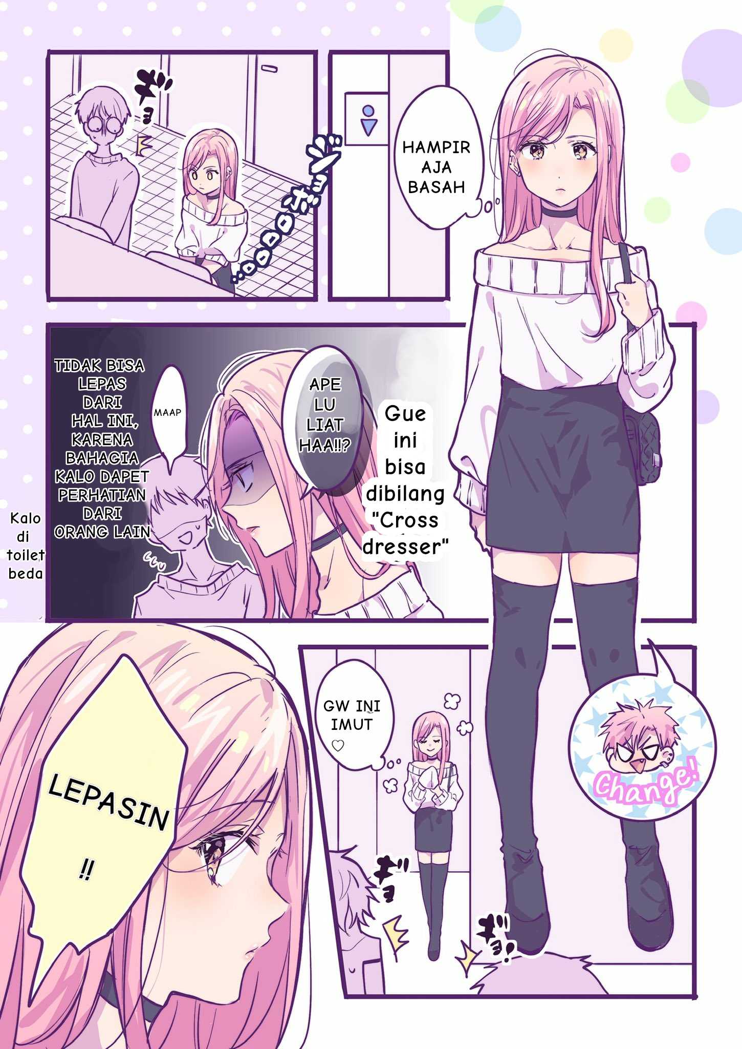 That Girl You Fell in Love at First Sight... Is a Crossdressing Boy. Chapter 1 - halaman 2