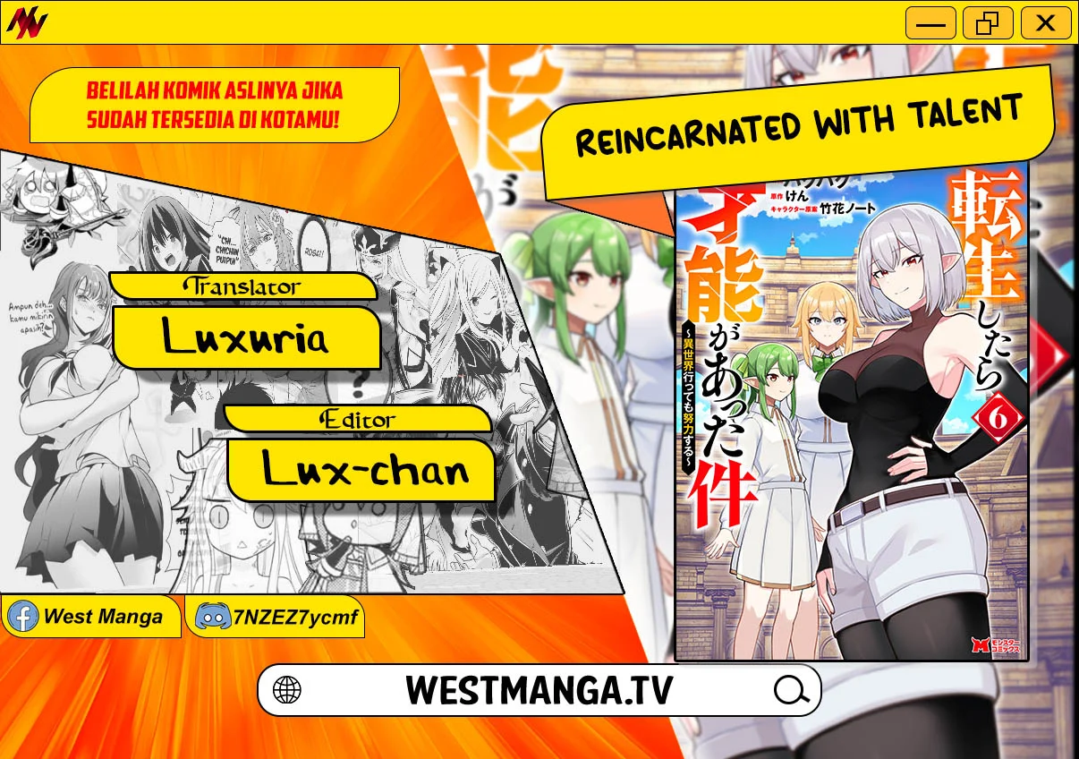That Time I Got Reincarnated With Talent ~I’ll Work Hard Even if I Go to Another World Chapter 28 - halaman 2