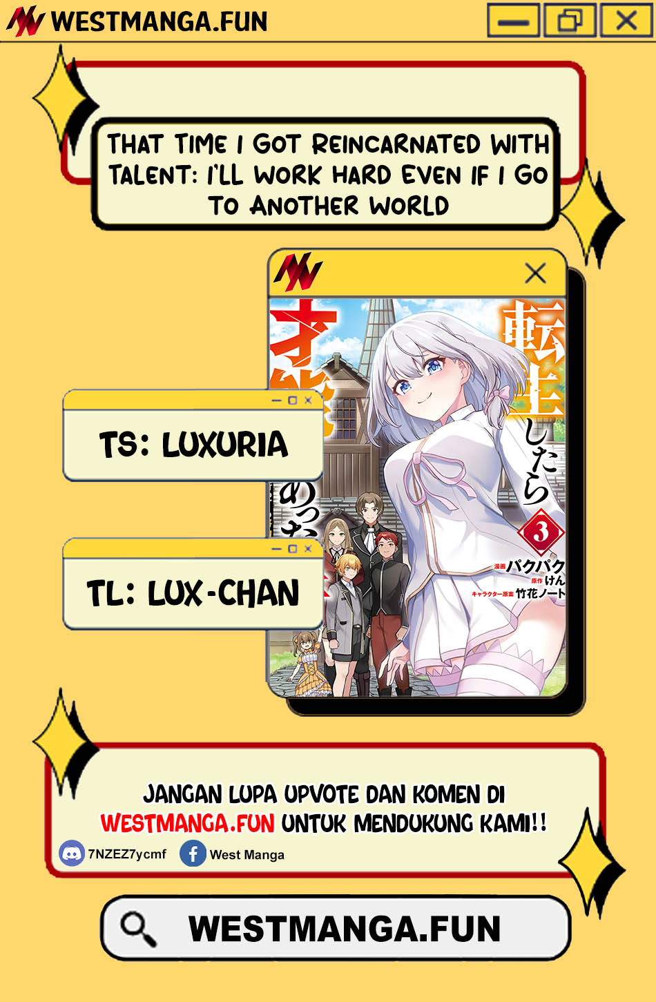 That Time I Got Reincarnated With Talent ~I’ll Work Hard Even if I Go to Another World Chapter 4 - halaman 2