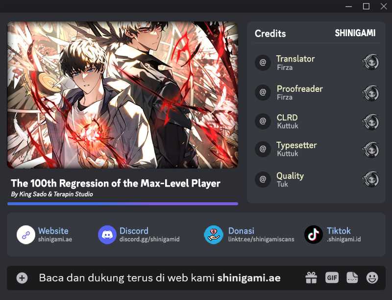 The 100th Regression of the Max-Level Player Chapter 16 - halaman 1