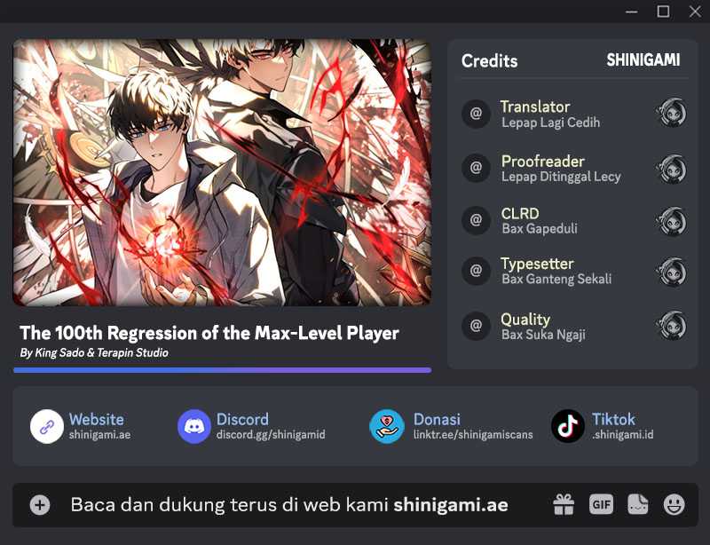 The 100th Regression of the Max-Level Player Chapter 28 - halaman 1