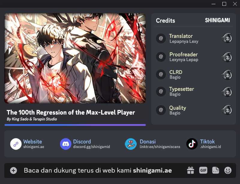 The 100th Regression of the Max-Level Player Chapter 40 - halaman 1