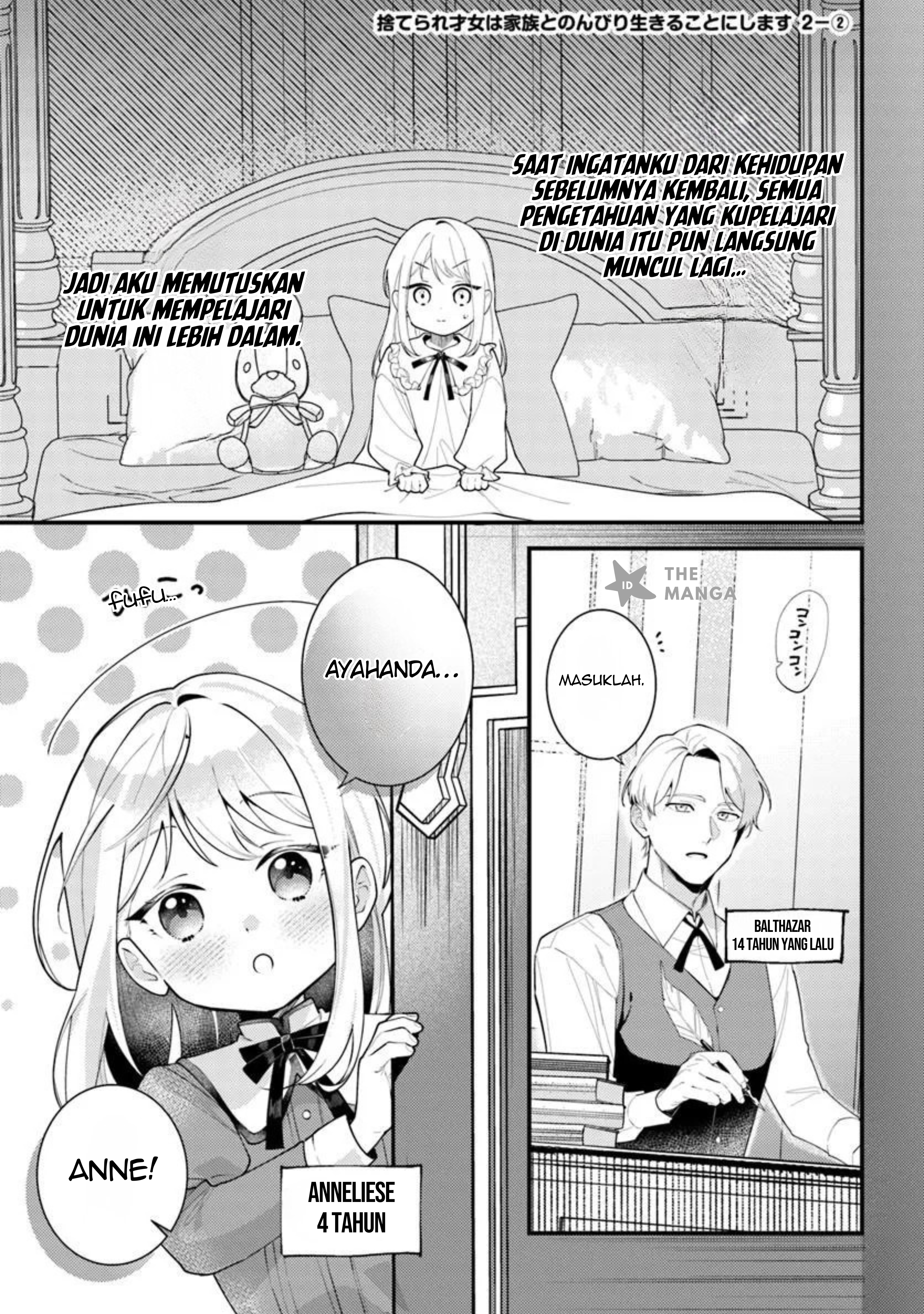 The Abandoned Talented Lady Decides to Live Leisurely with Her Family Chapter 2.2 - halaman 2