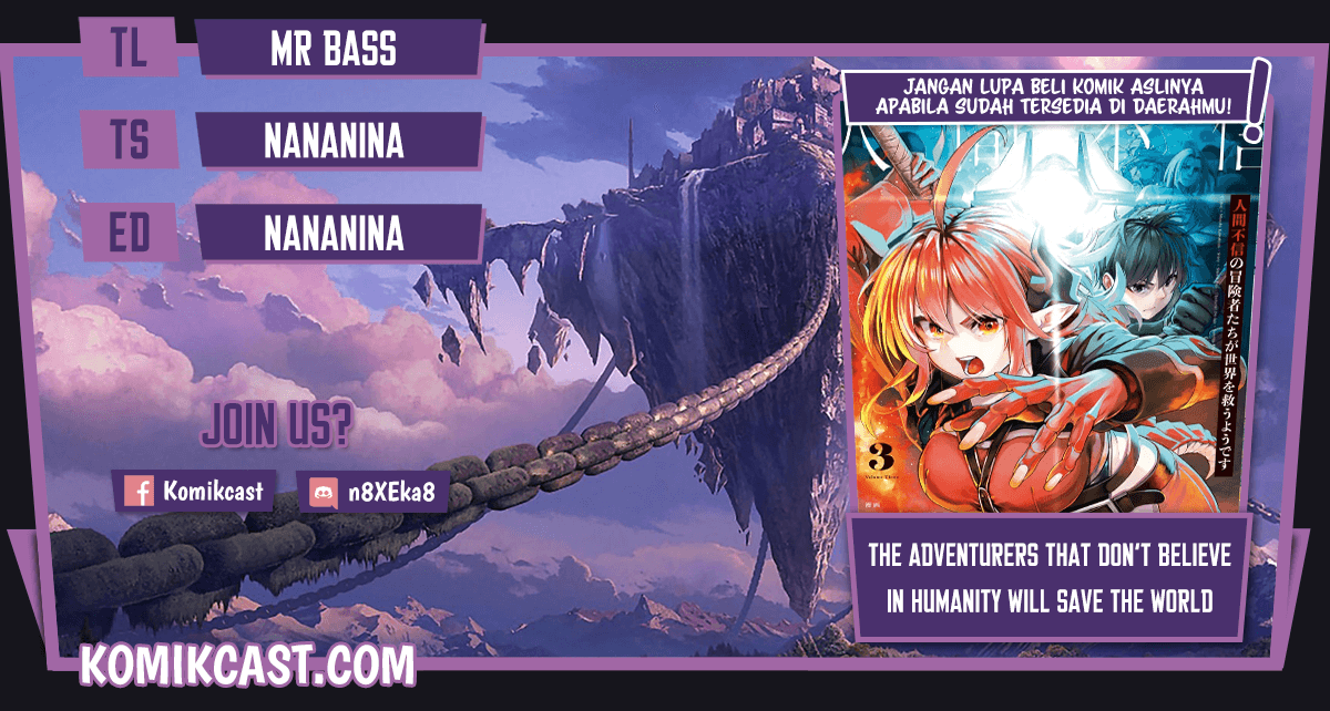 The Adventurers That Don’t Believe In Humanity Will Save The World Chapter 27 - halaman 1