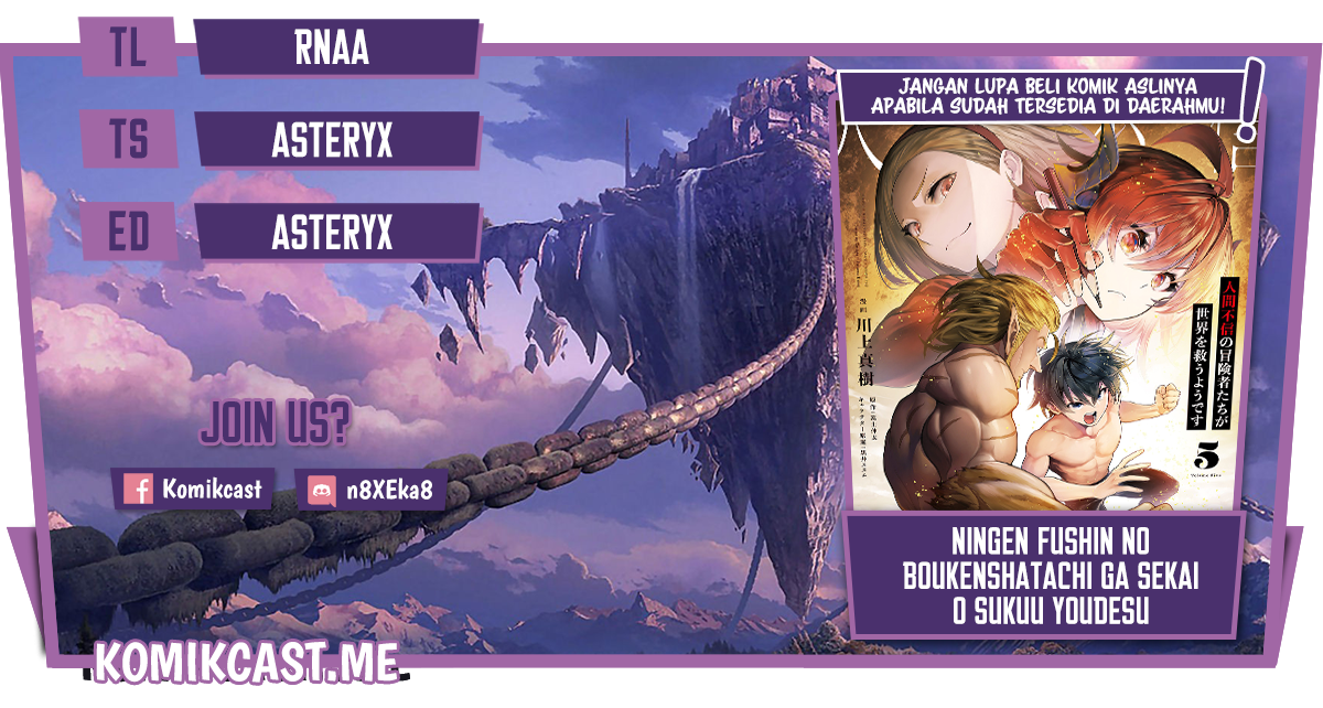 The Adventurers That Don’t Believe In Humanity Will Save The World Chapter 35.2 - halaman 1