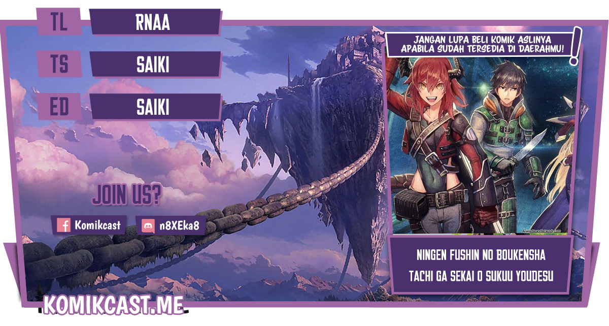 The Adventurers That Don’t Believe In Humanity Will Save The World Chapter 36.2 - halaman 1