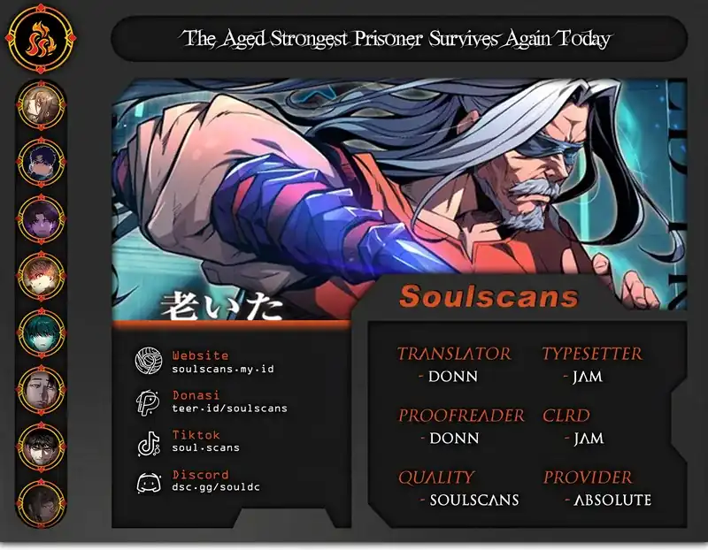 The Aged Strongest Prisoner Survives Again Today Chapter 18 - halaman 1
