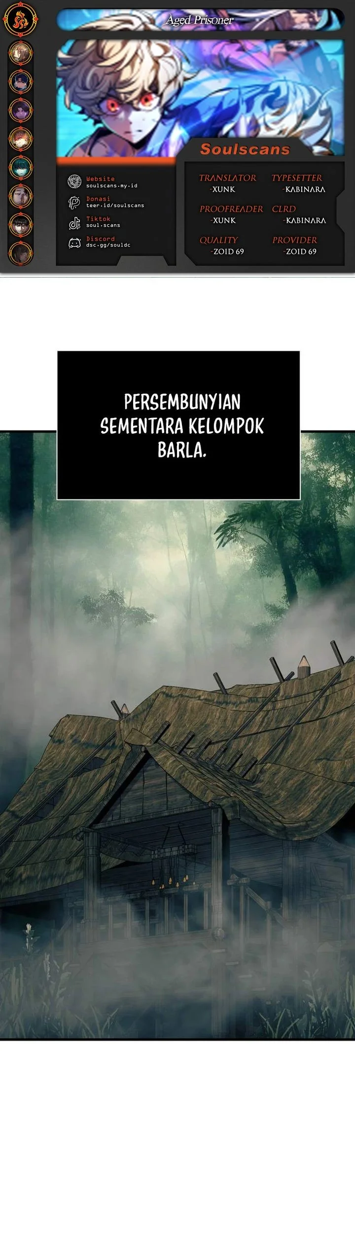 The Aged Strongest Prisoner Survives Again Today Chapter 36 - halaman 1