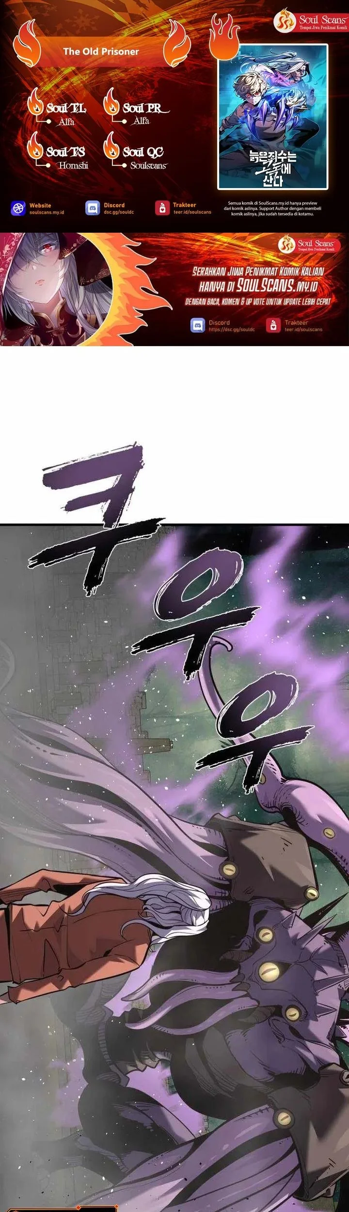 The Aged Strongest Prisoner Survives Again Today Chapter 44 - halaman 1
