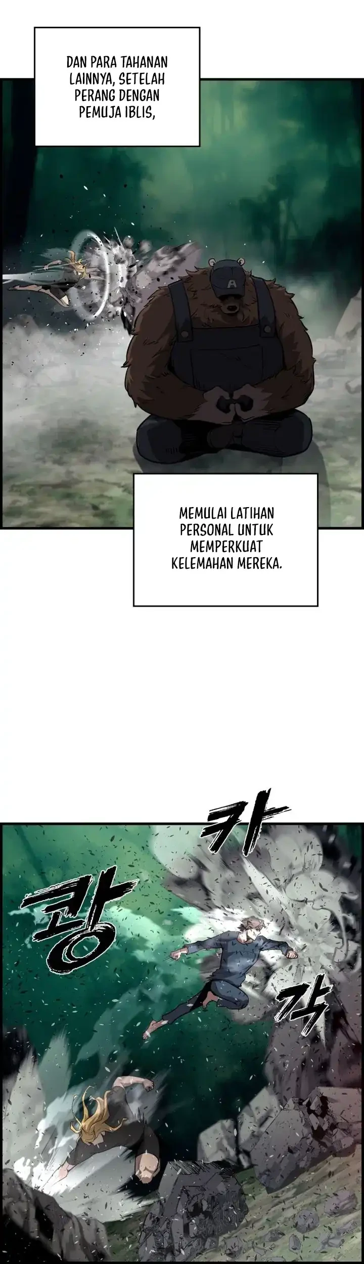 The Aged Strongest Prisoner Survives Again Today Chapter 49 - halaman 57
