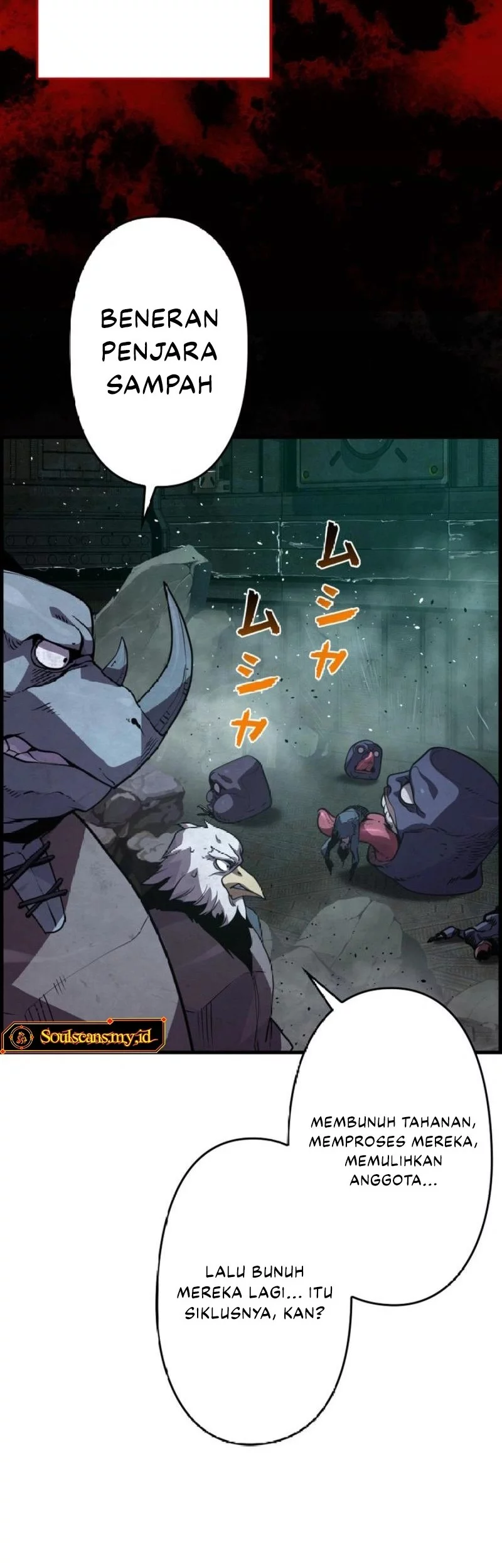 The Aged Strongest Prisoner Survives Again Today Chapter 8 - halaman 43