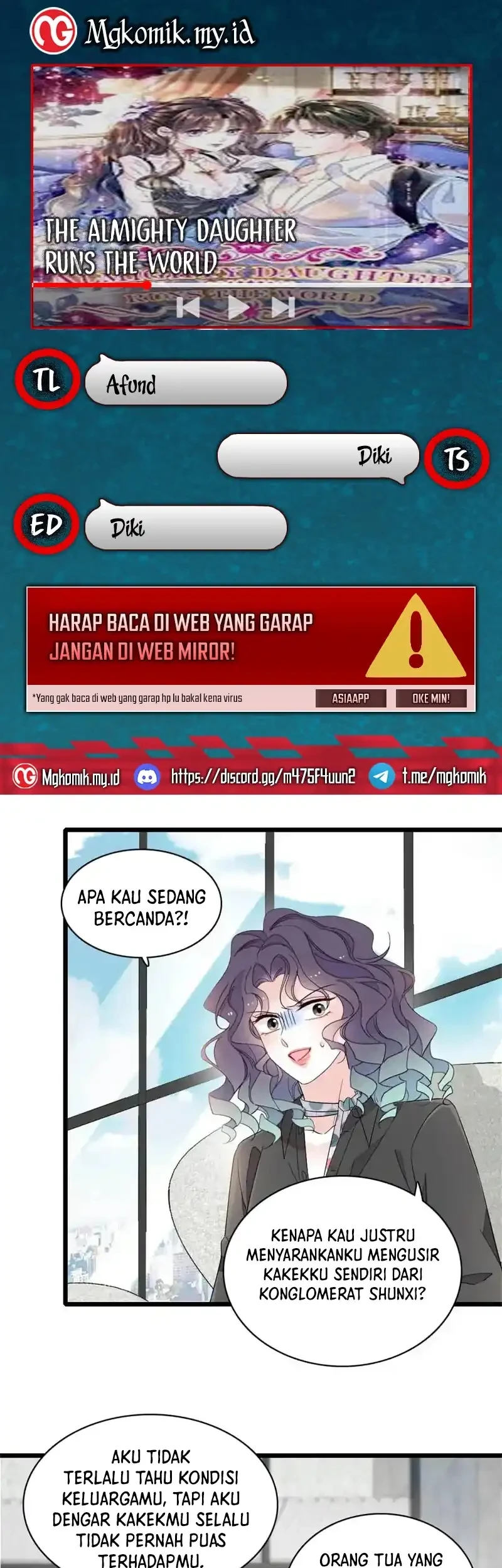 The Almighty Daughter Runs The World Chapter 235 - halaman 1