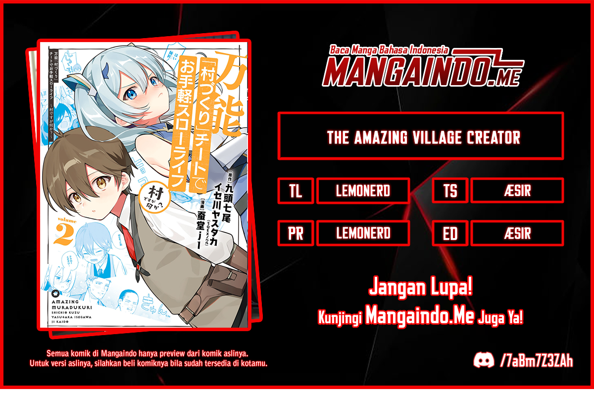 The Amazing Village Creator: Slow Living with the Village Building Cheat Skill Chapter 1.2 - halaman 1