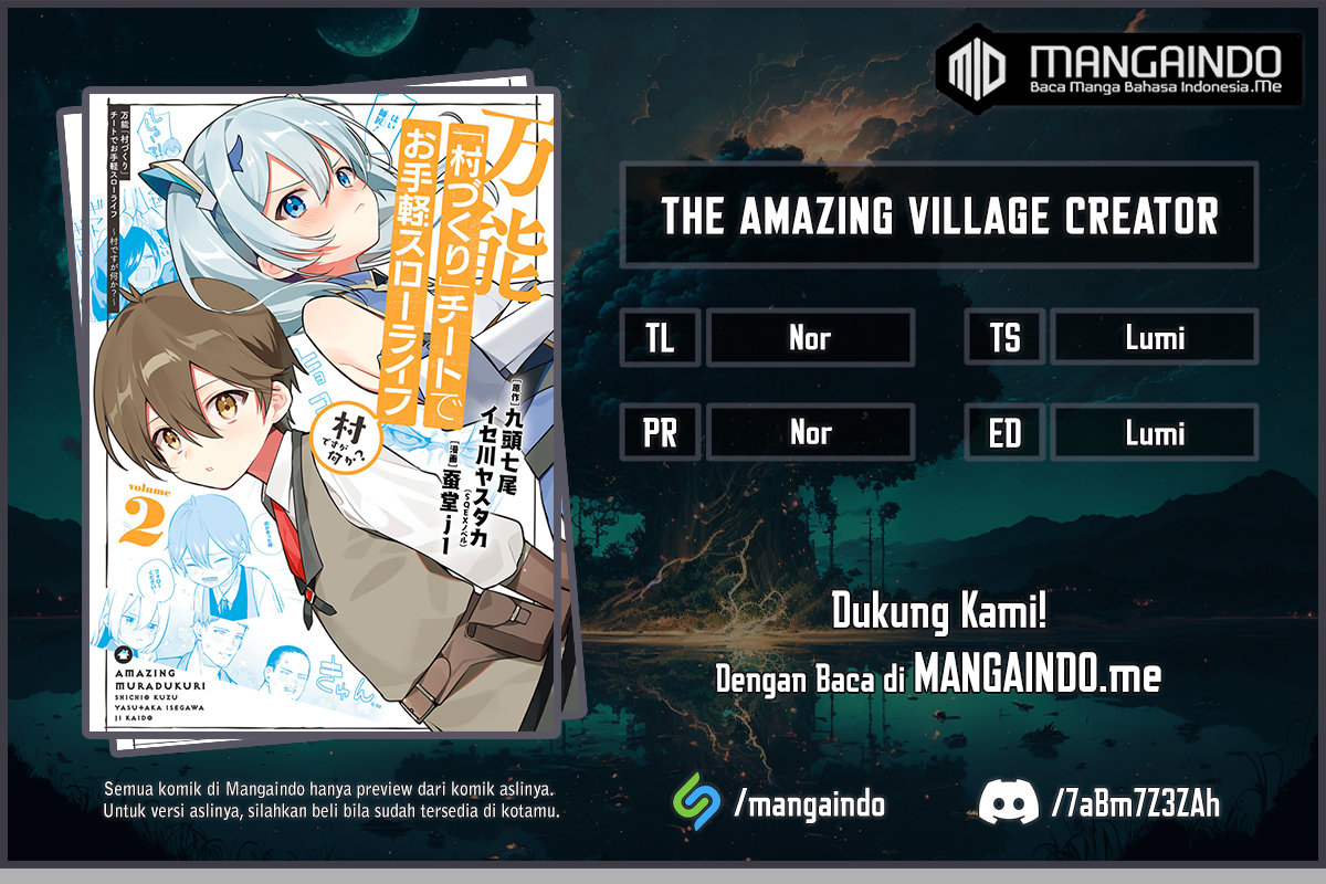The Amazing Village Creator: Slow Living with the Village Building Cheat Skill Chapter 6 - halaman 1