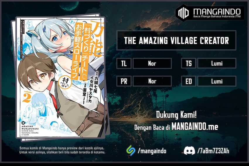 The Amazing Village Creator: Slow Living with the Village Building Cheat Skill Chapter 7 - halaman 1