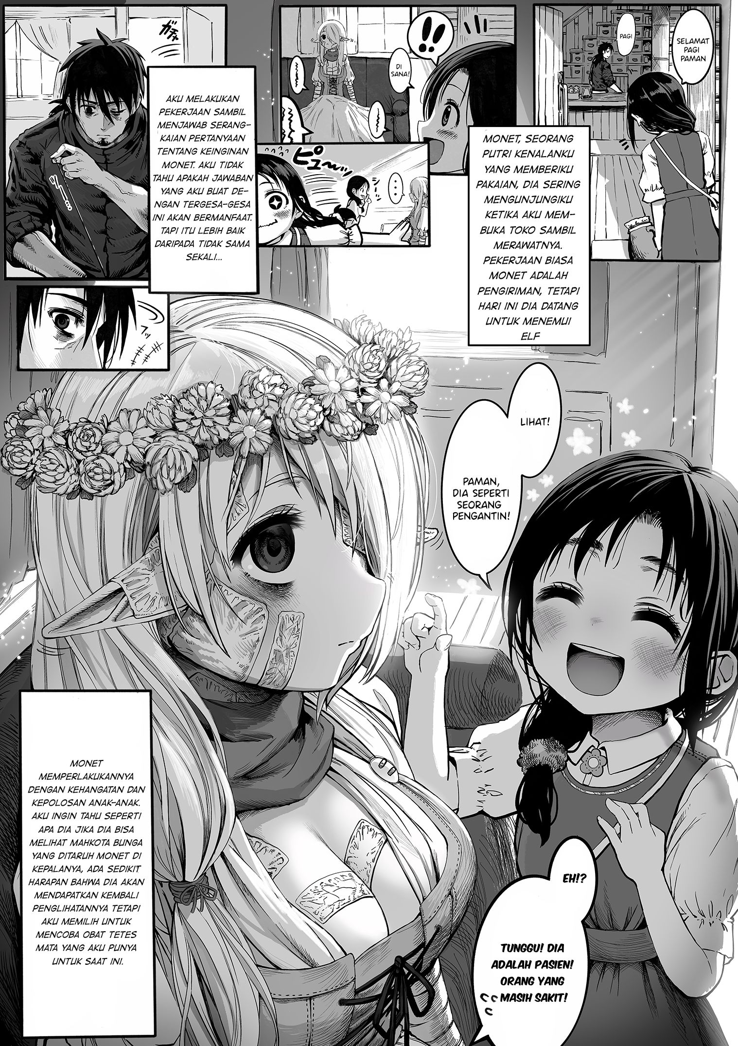The Apothecary Is Gonna Make This Ragged Elf Happy (Webcomic) Chapter 13 - halaman 1