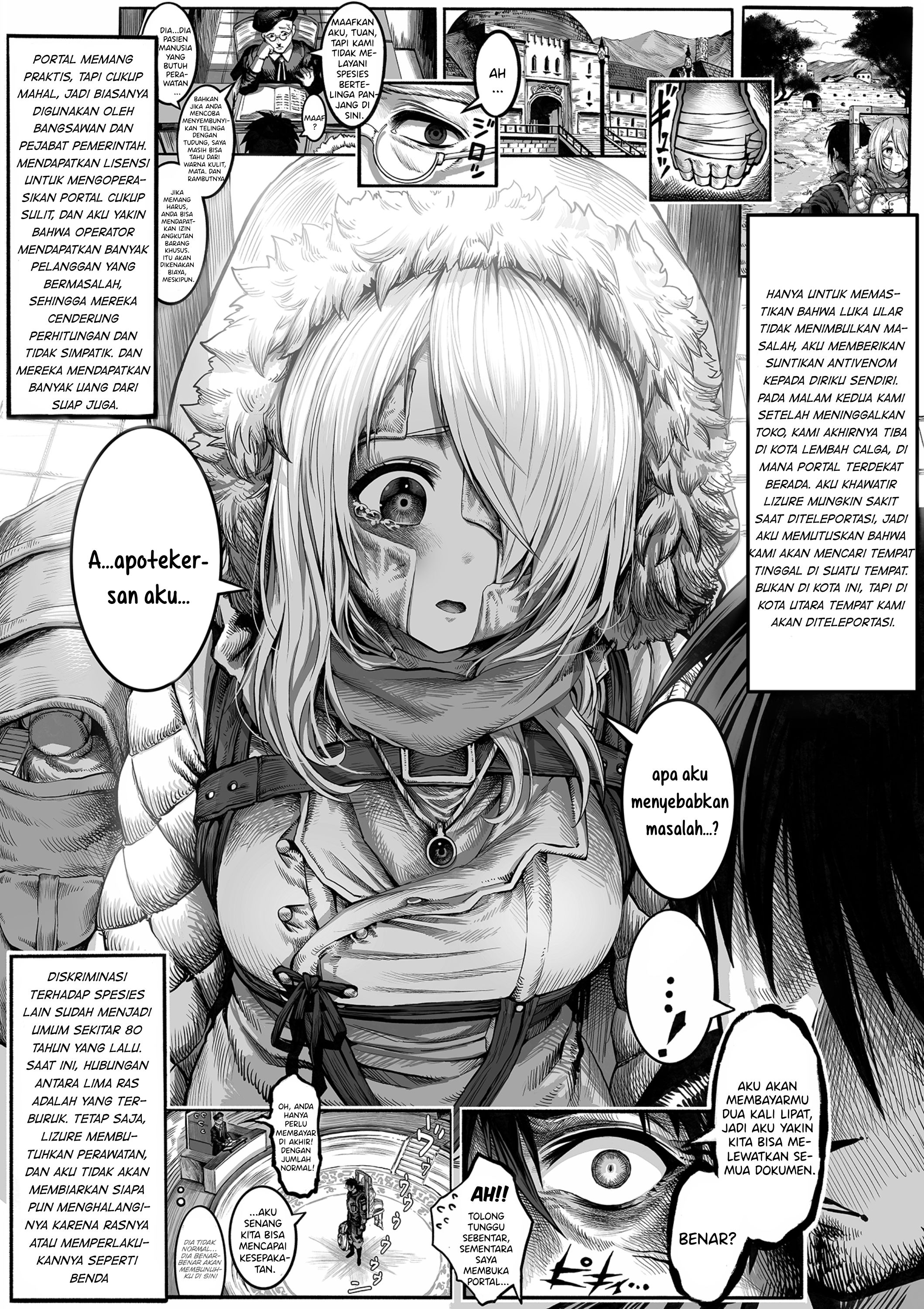The Apothecary Is Gonna Make This Ragged Elf Happy (Webcomic) Chapter 27 - halaman 1