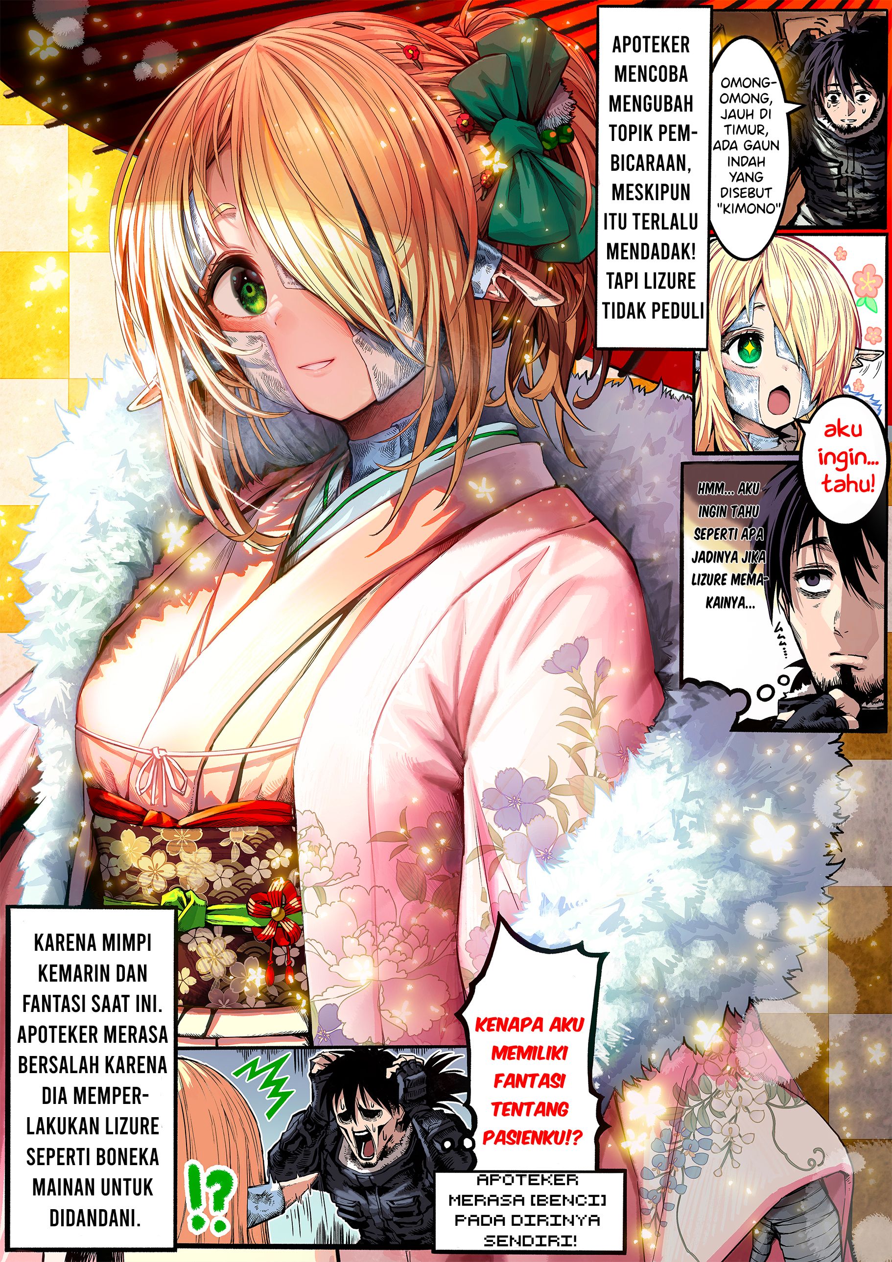 The Apothecary Is Gonna Make This Ragged Elf Happy (Webcomic) Chapter 29.6 - halaman 1
