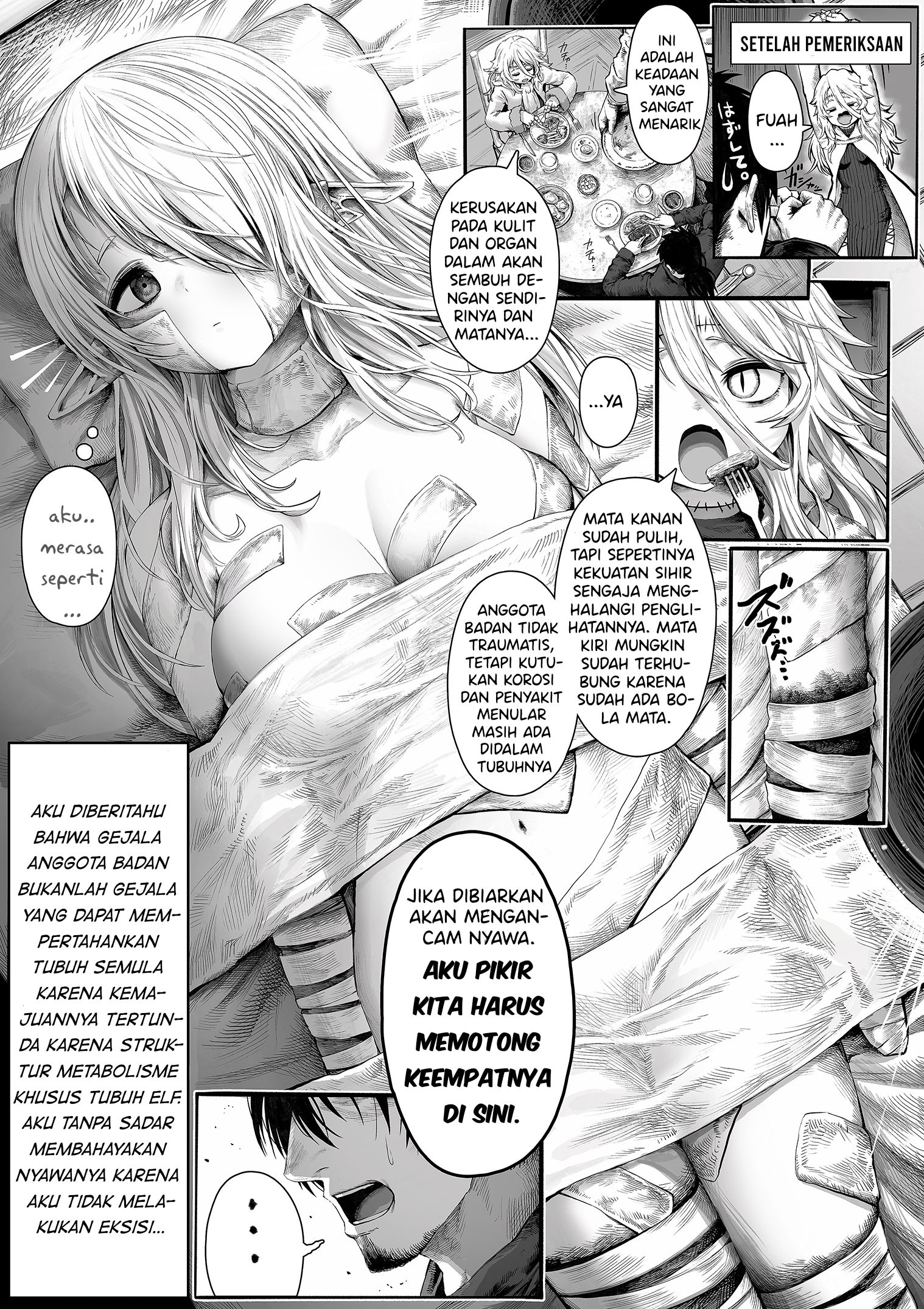 The Apothecary Is Gonna Make This Ragged Elf Happy (Webcomic) Chapter 34 - halaman 1