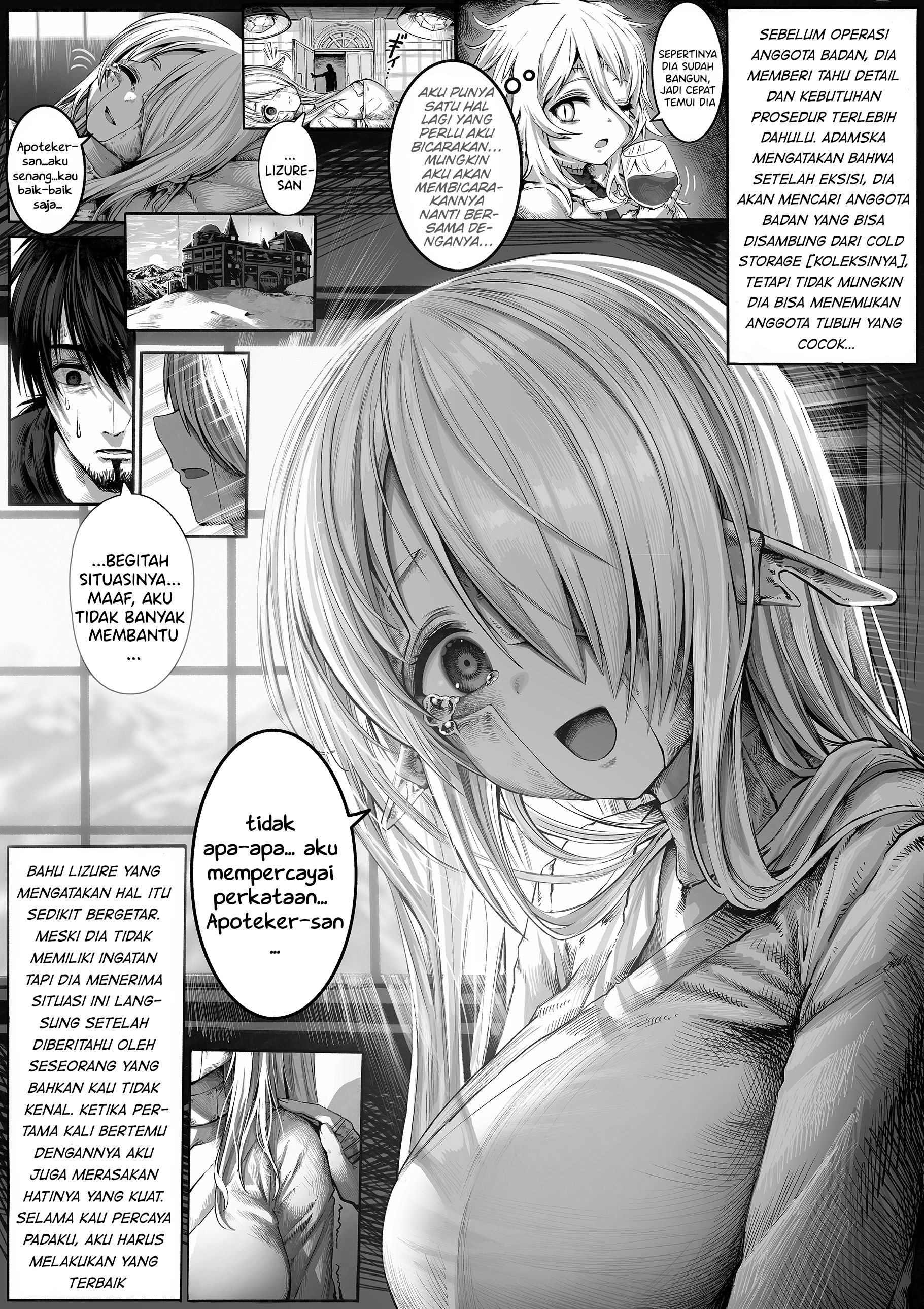 The Apothecary Is Gonna Make This Ragged Elf Happy (Webcomic) Chapter 35 - halaman 1
