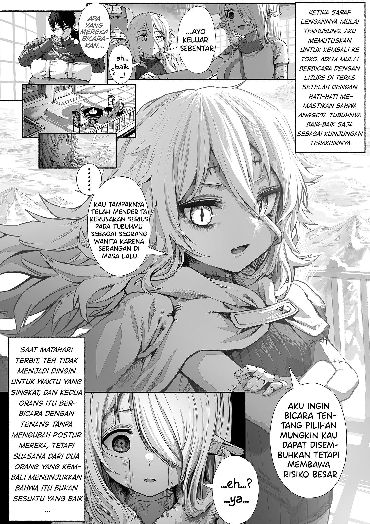 The Apothecary Is Gonna Make This Ragged Elf Happy (Webcomic) Chapter 39 - halaman 1