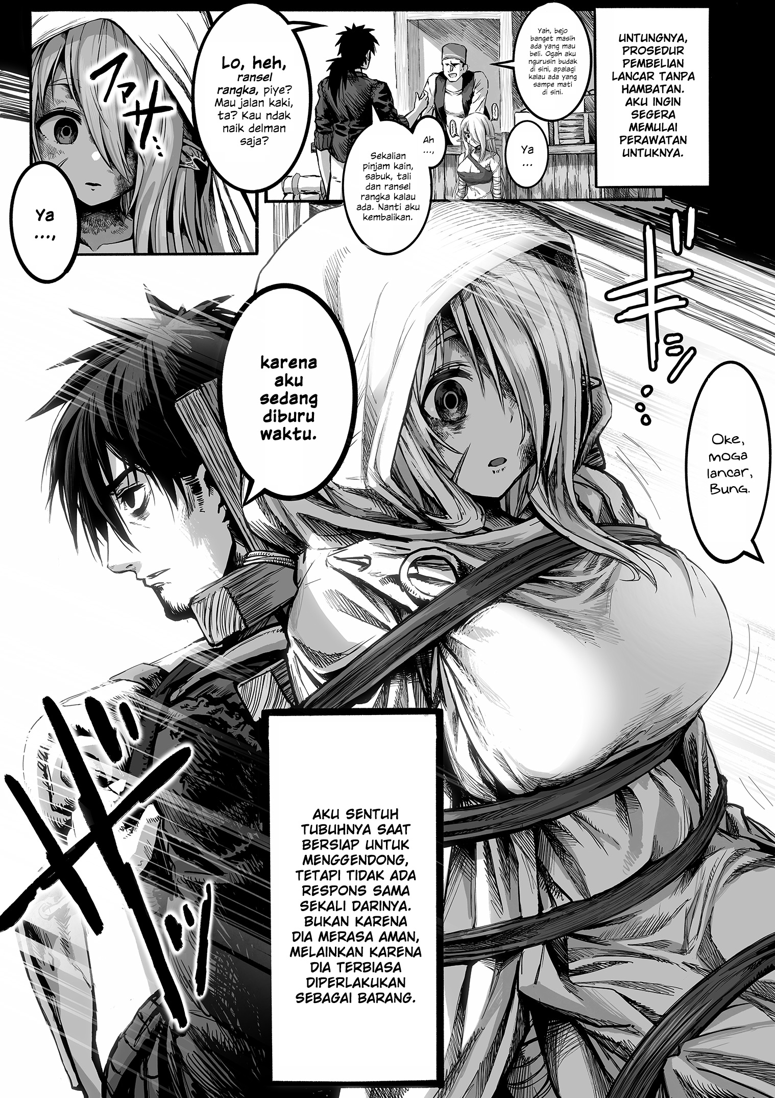 The Apothecary Is Gonna Make This Ragged Elf Happy (Webcomic) Chapter 4 - halaman 1
