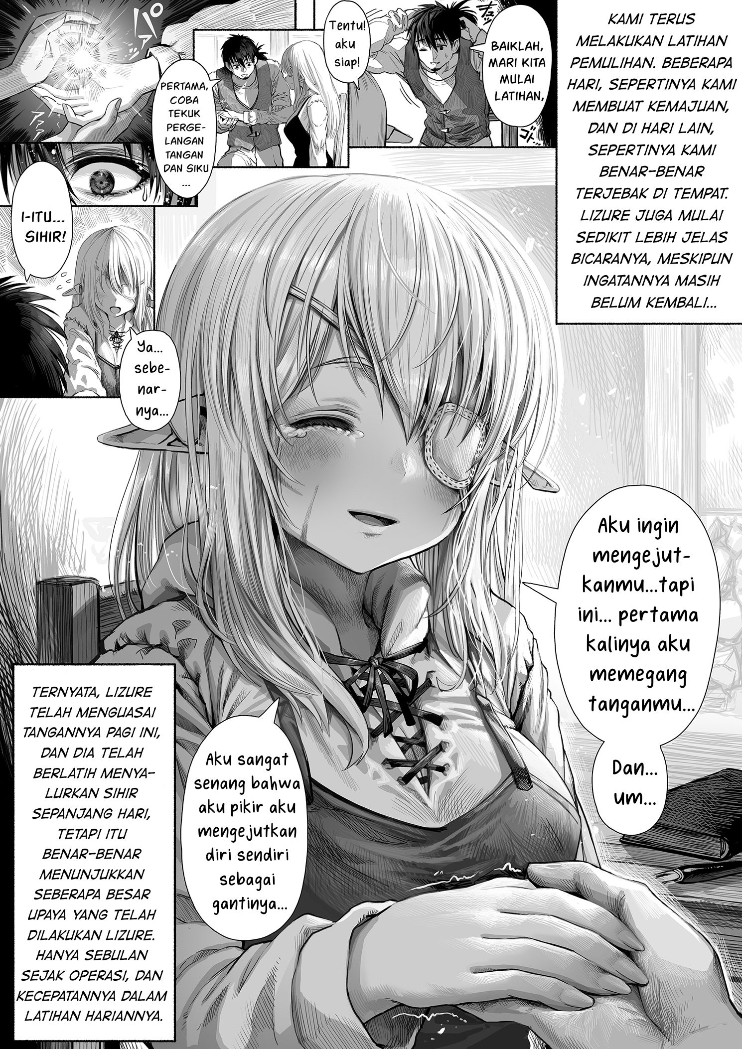 The Apothecary Is Gonna Make This Ragged Elf Happy (Webcomic) Chapter 44 - halaman 1