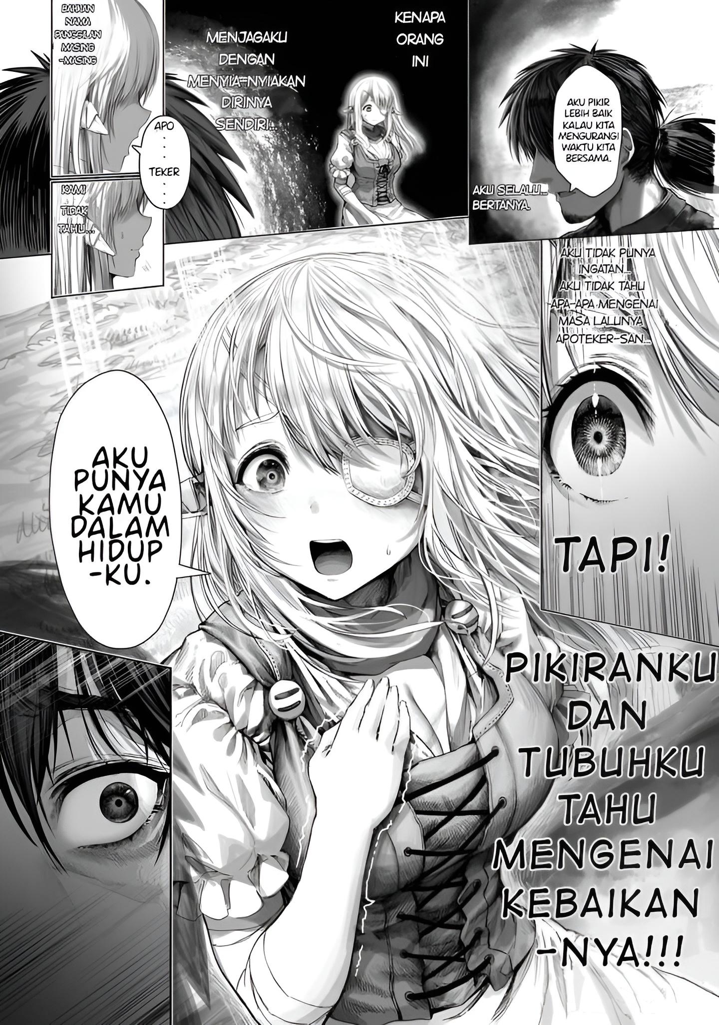 The Apothecary Is Gonna Make This Ragged Elf Happy (Webcomic) Chapter 49 - halaman 1