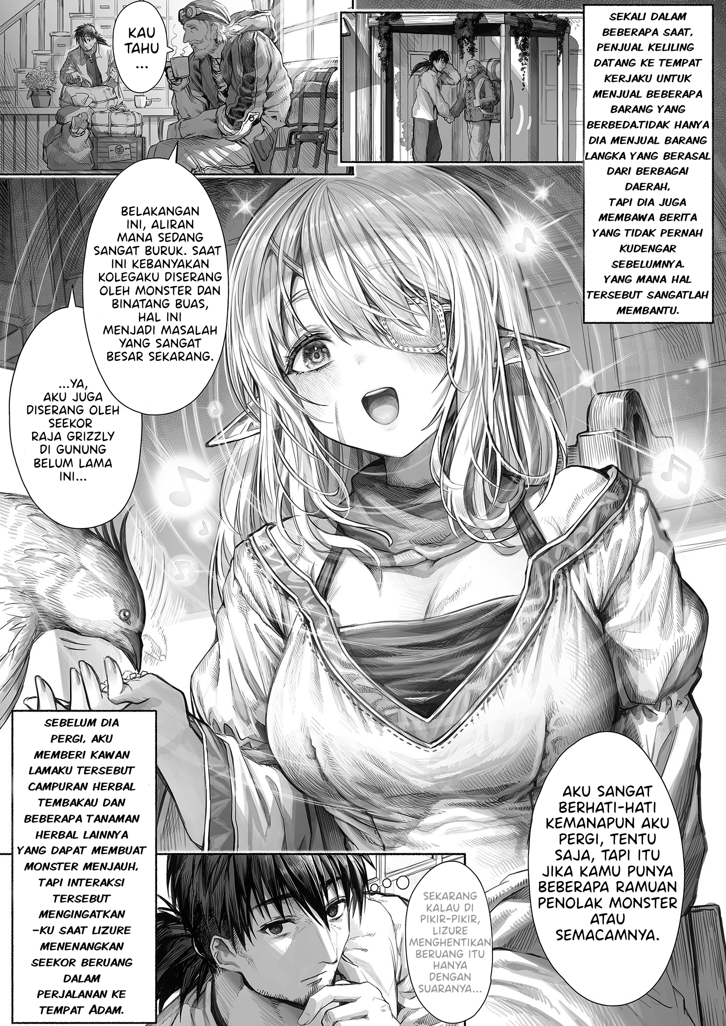 The Apothecary Is Gonna Make This Ragged Elf Happy (Webcomic) Chapter 55 - halaman 1