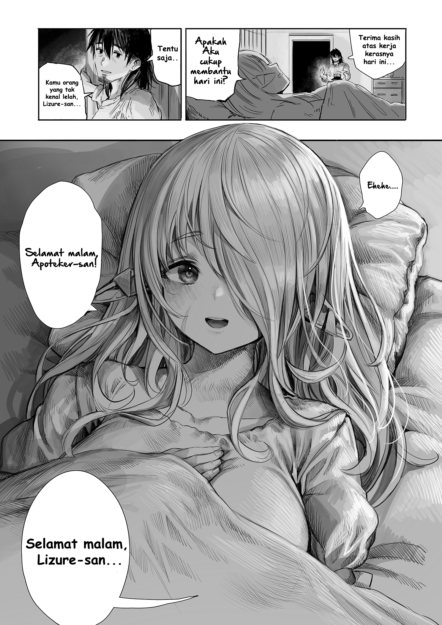 The Apothecary Is Gonna Make This Ragged Elf Happy (Webcomic) Chapter 60.5 - halaman 1