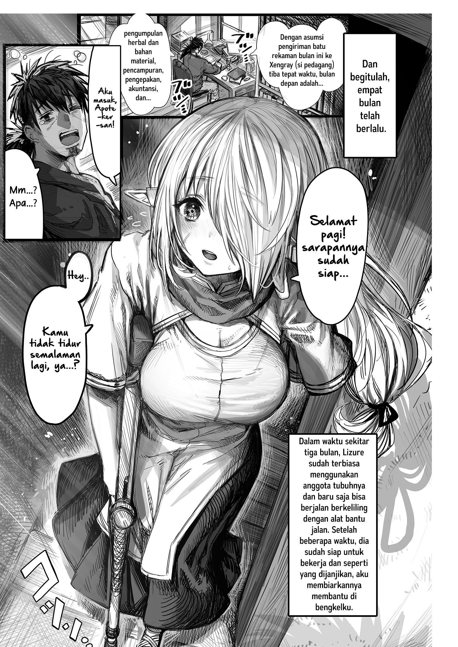 The Apothecary Is Gonna Make This Ragged Elf Happy (Webcomic) Chapter 60 - halaman 5