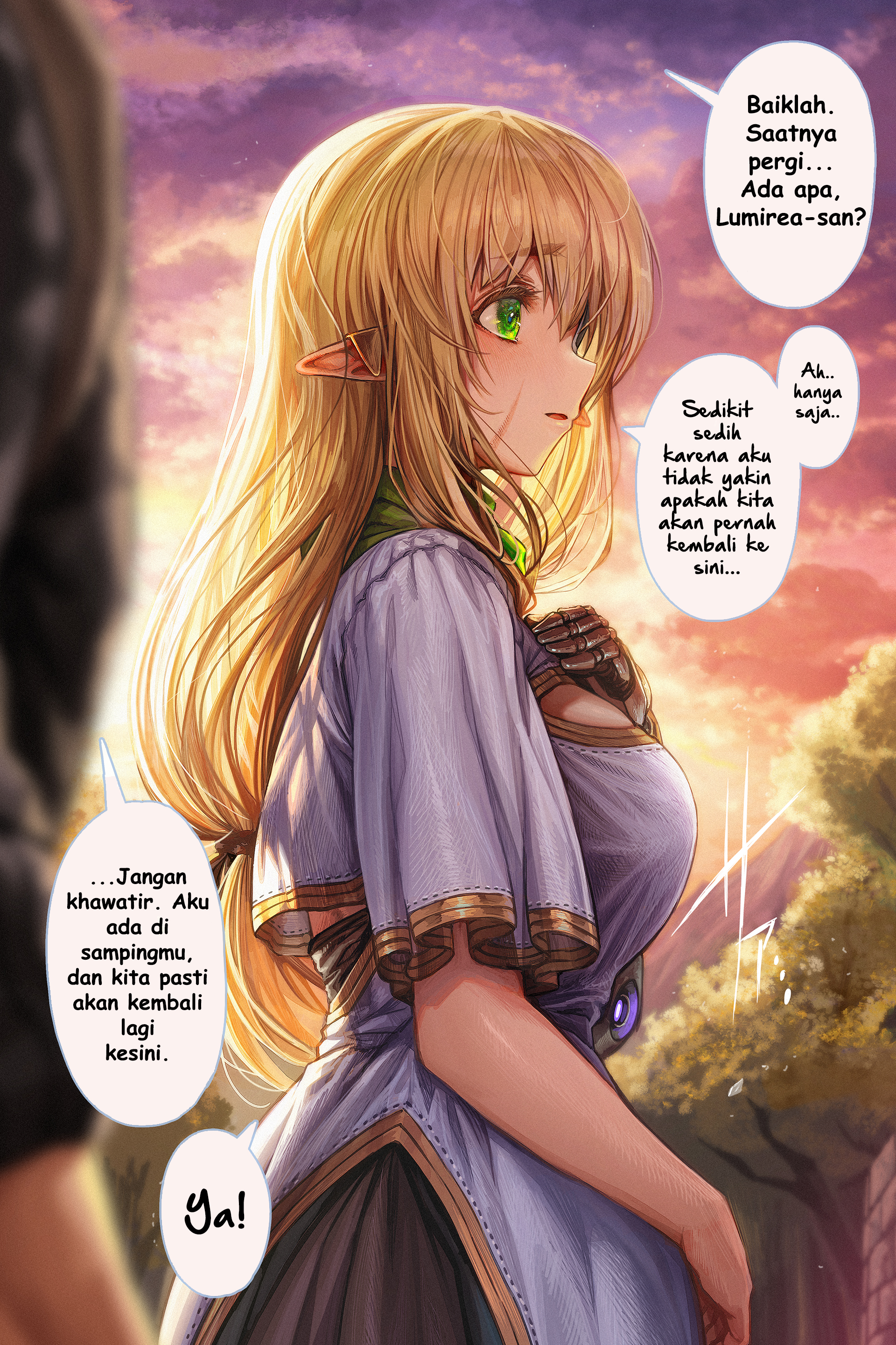 The Apothecary Is Gonna Make This Ragged Elf Happy (Webcomic) Chapter 62.5 - halaman 1
