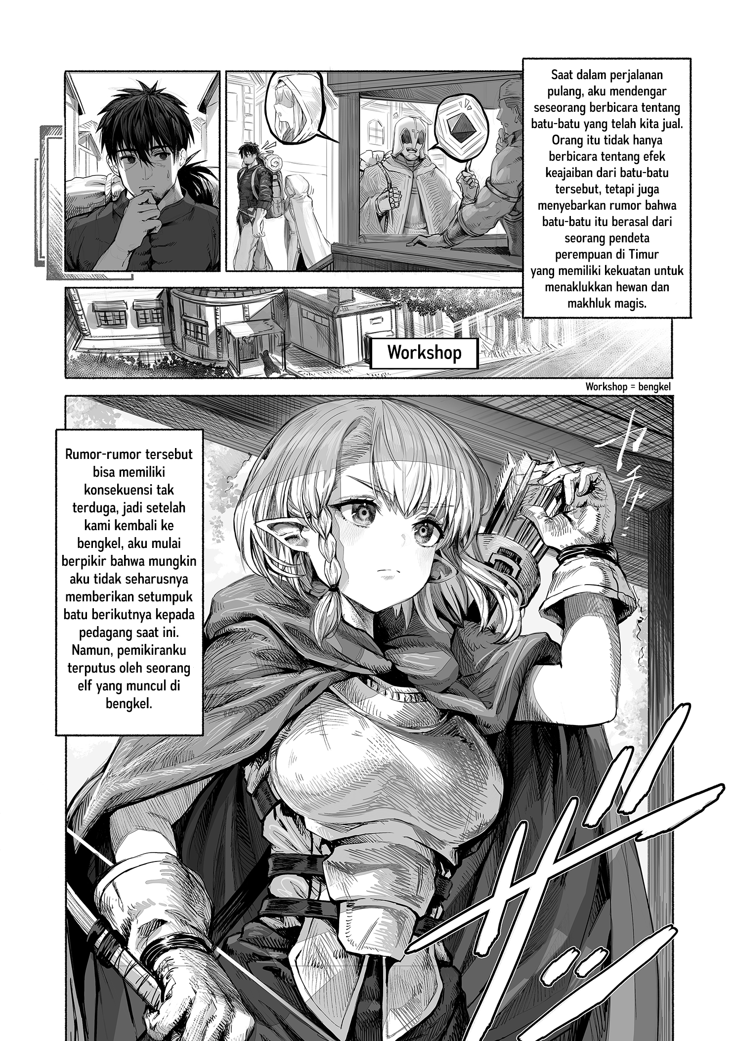 The Apothecary Is Gonna Make This Ragged Elf Happy (Webcomic) Chapter 62 - halaman 1