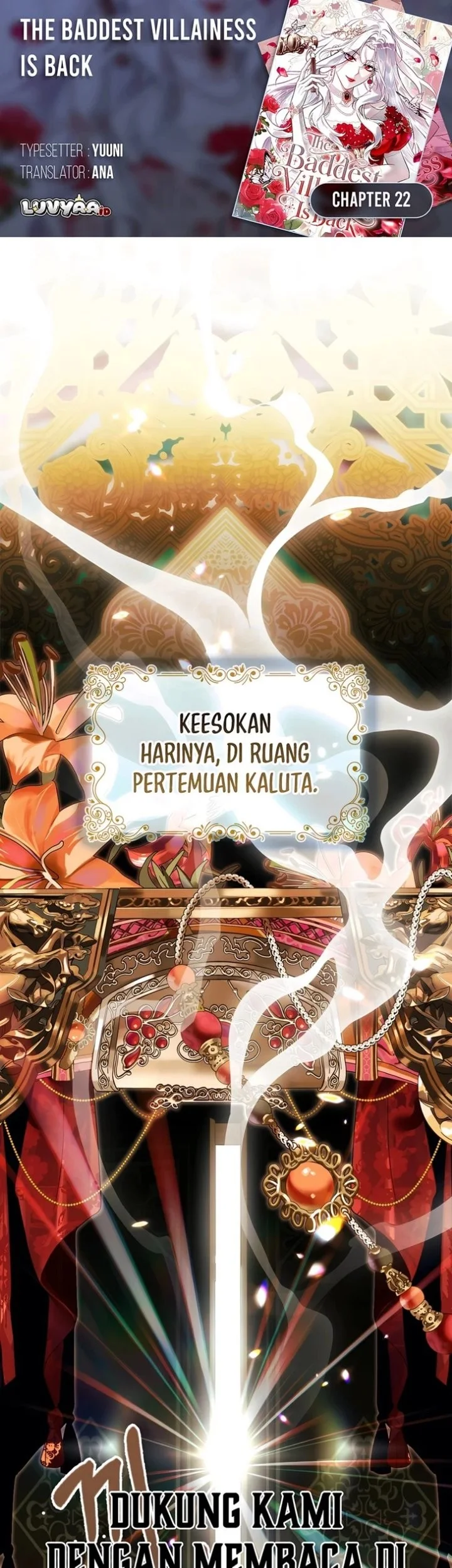 The Baddest Villainess Is Back Chapter 22 - halaman 1
