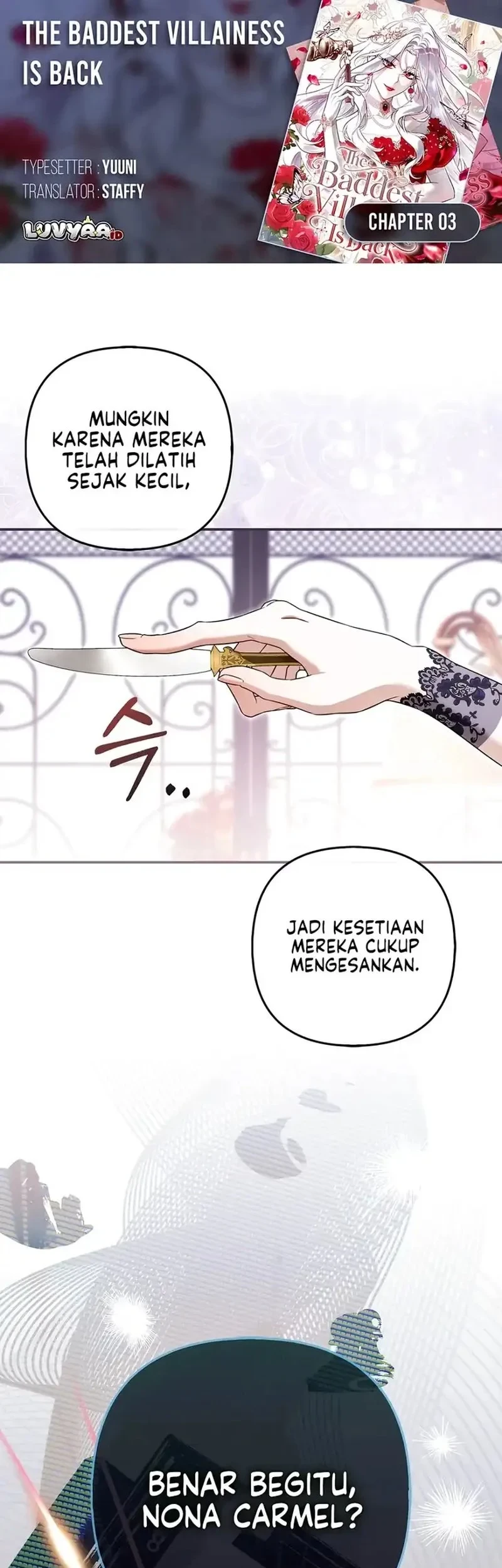 The Baddest Villainess Is Back Chapter 3 - halaman 1