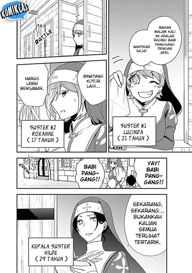 The Banished Villainess! Living the Leisurely Life of a Nun Making Revolutionary Church Food Chapter 1 - halaman 12