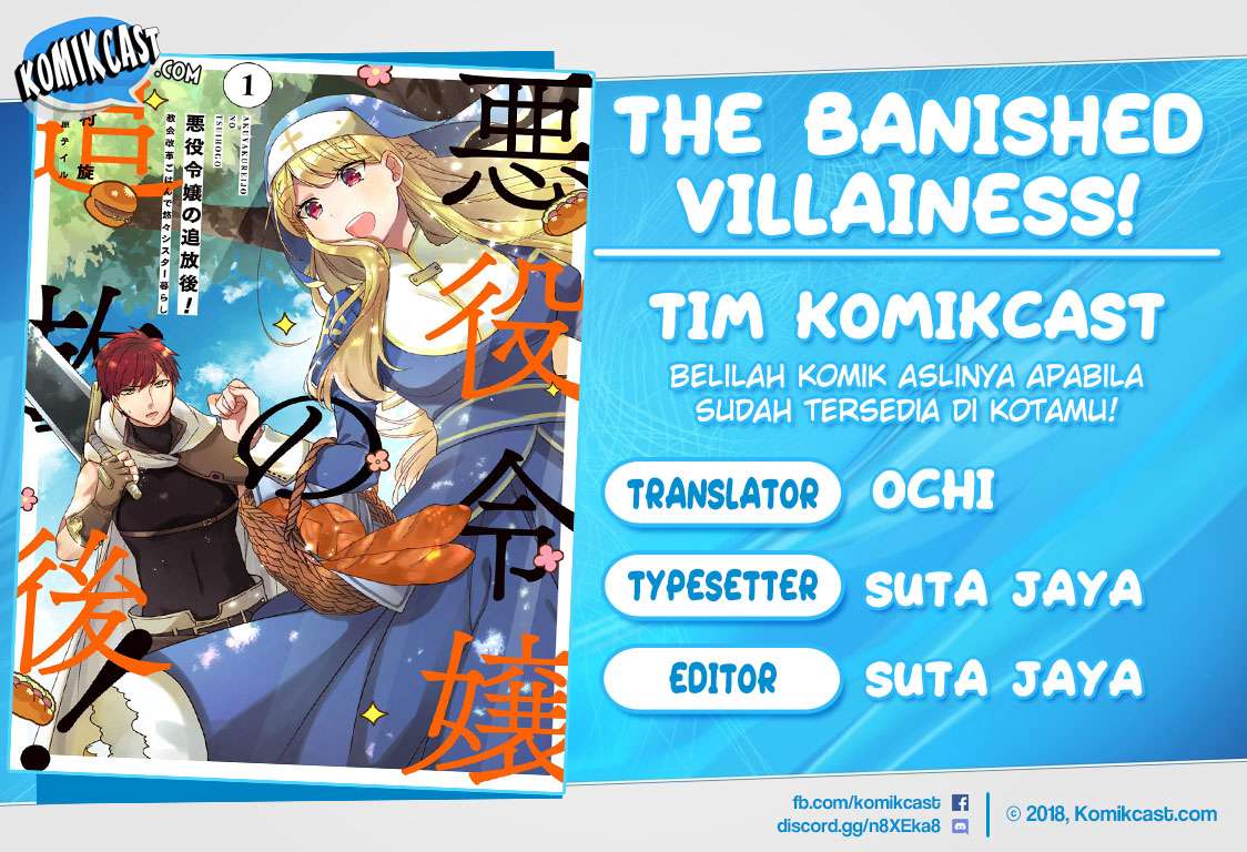 The Banished Villainess! Living the Leisurely Life of a Nun Making Revolutionary Church Food Chapter 3 - halaman 1