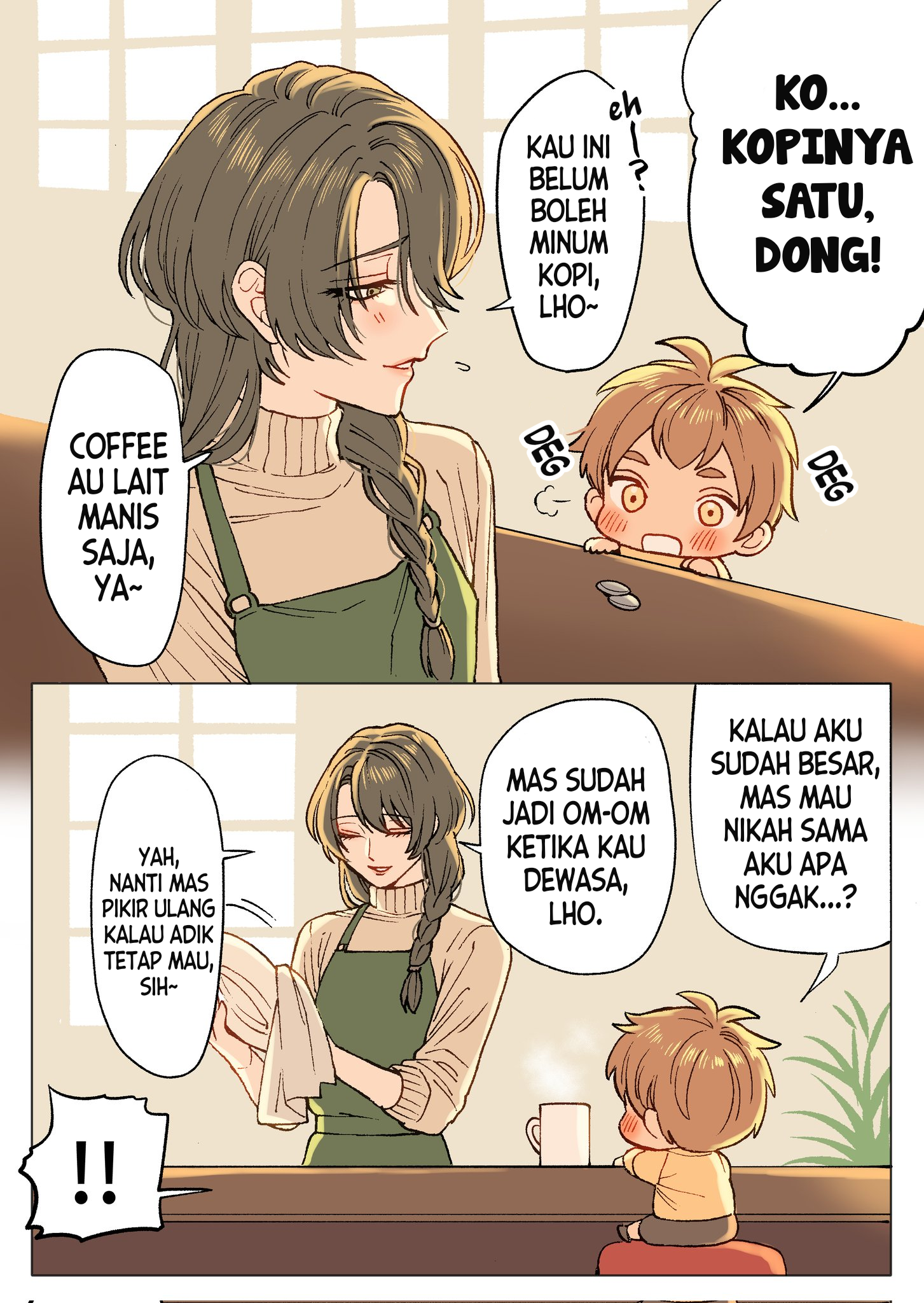 The Beautiful Onii-san From the Coffee Shop and the Boy Who Is a Regular Chapter 0 - halaman 2