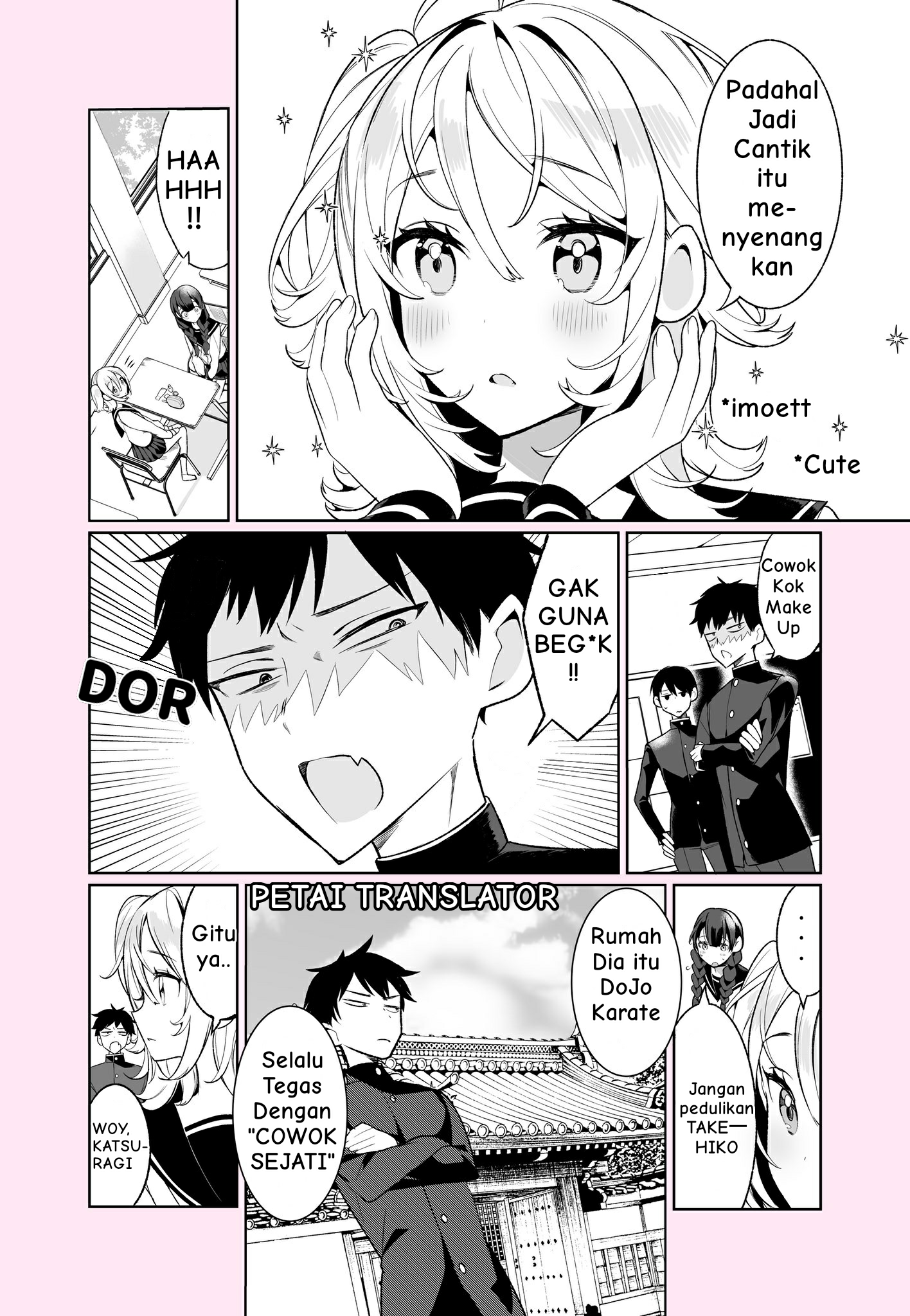The Beginning of a Battle With a Cross-Dressing Transfer Student! Chapter 1 - halaman 2