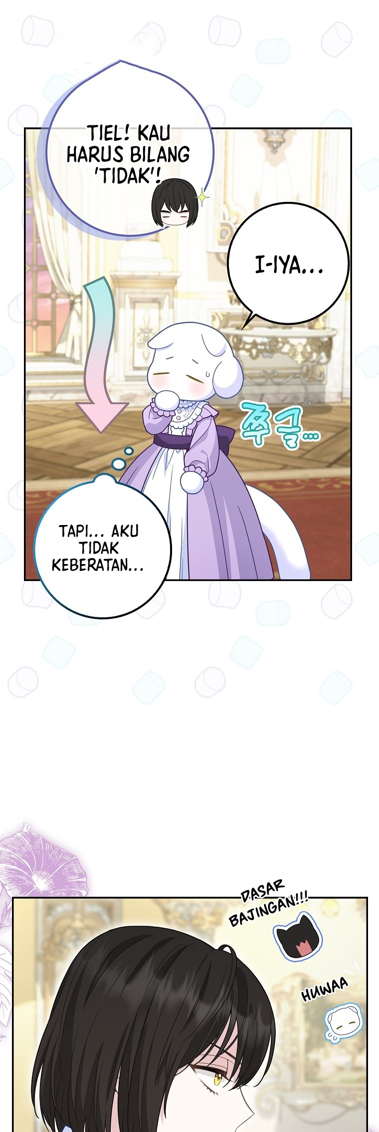 The Black Leopard Family's Snow Leopard Baby Chapter 12 - halaman 36
