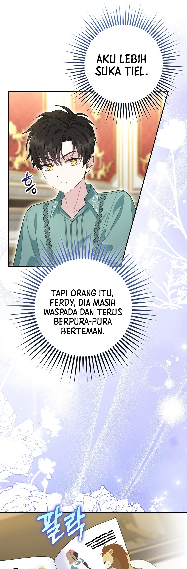 The Black Leopard Family's Snow Leopard Baby Chapter 13 - halaman 12