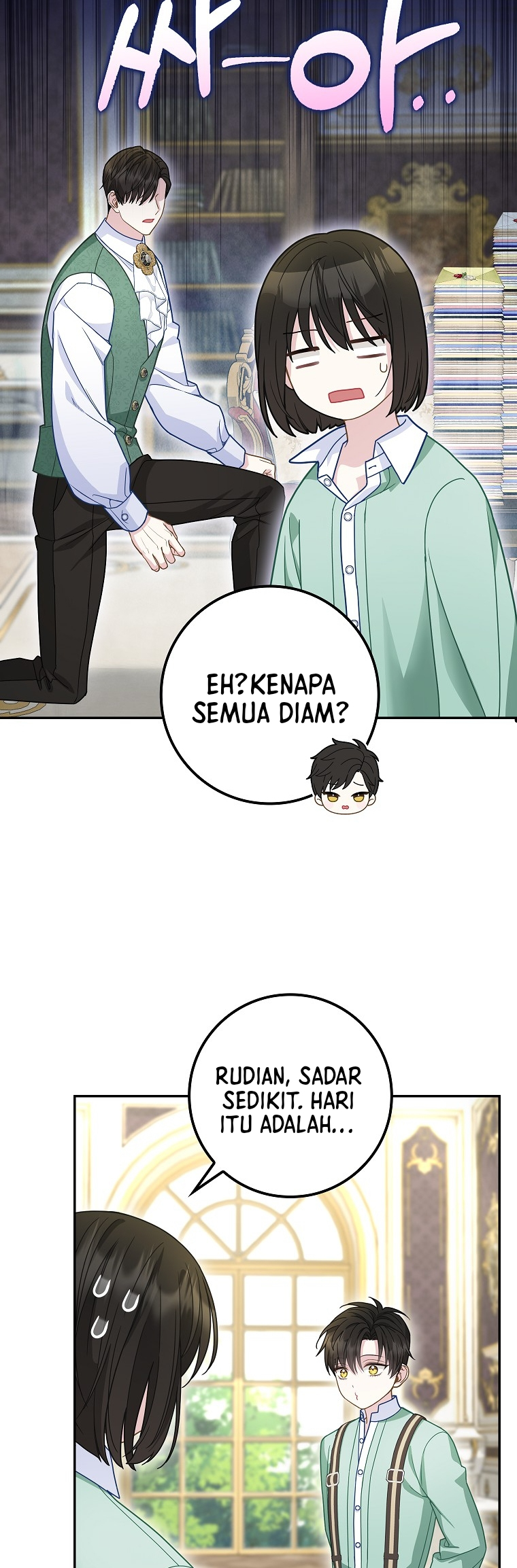 The Black Leopard Family's Snow Leopard Baby Chapter 19 - halaman 12