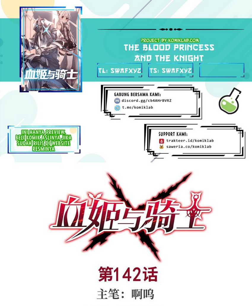 The Blood Princess And The Knight Chapter 142 - halaman 1