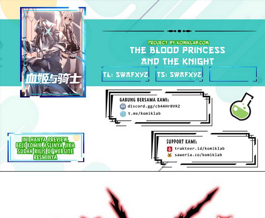 The Blood Princess And The Knight Chapter 172 - halaman 1