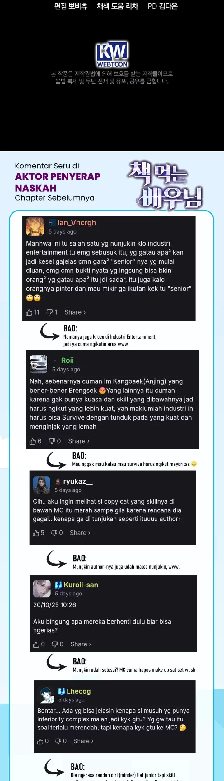 The Book-Eating Actor Chapter 46 - halaman 68
