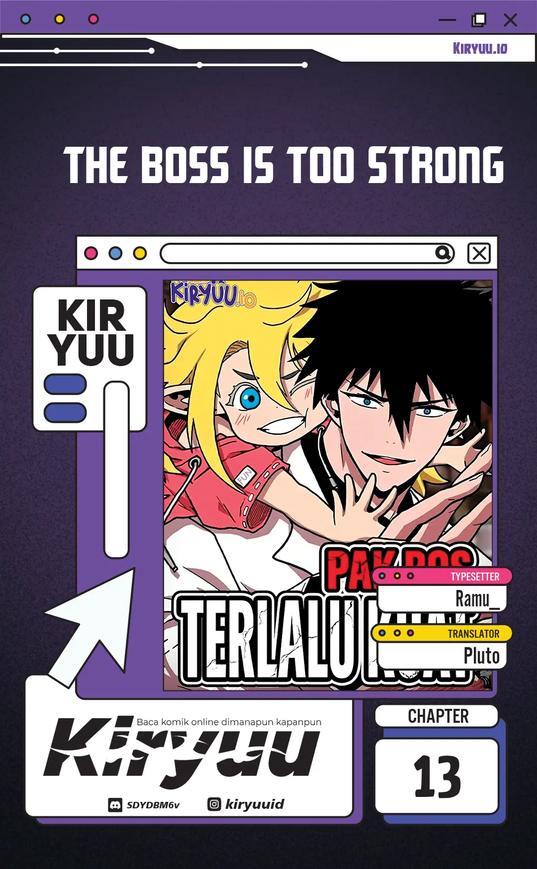 The Boss Is Too Strong Chapter 13 - halaman 1