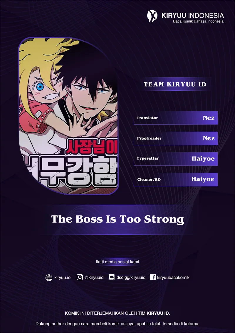 The Boss Is Too Strong Chapter 19 - halaman 1