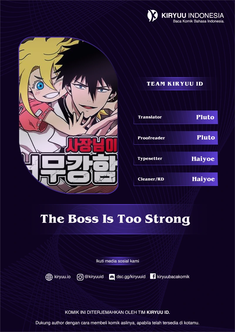 The Boss Is Too Strong Chapter 23 - halaman 1